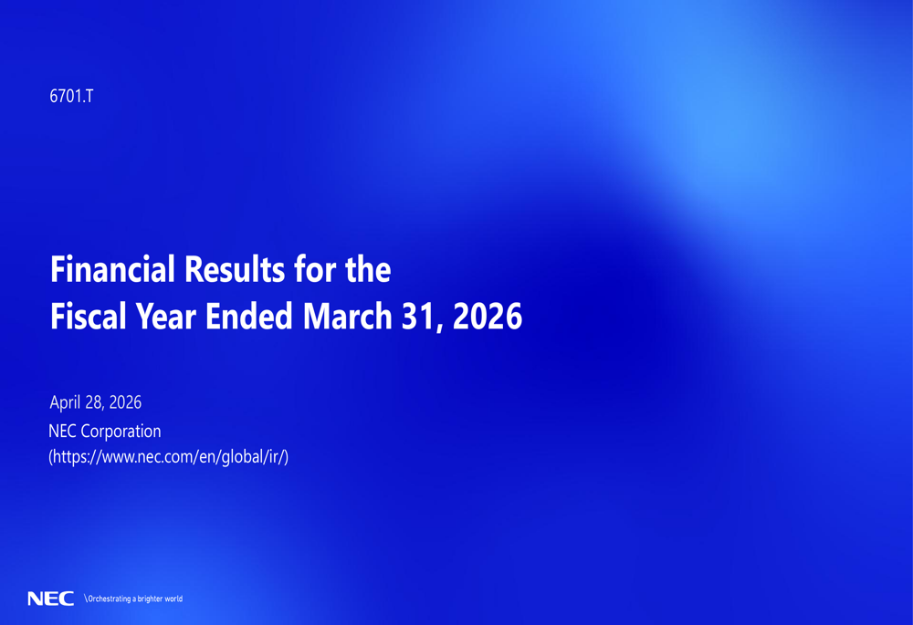 NEC FY26/3 slides