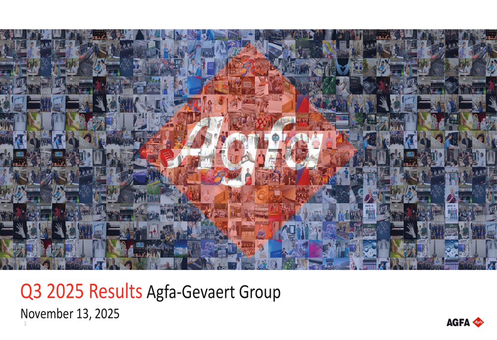 Agfa-Gevaert Q3 2025 slides