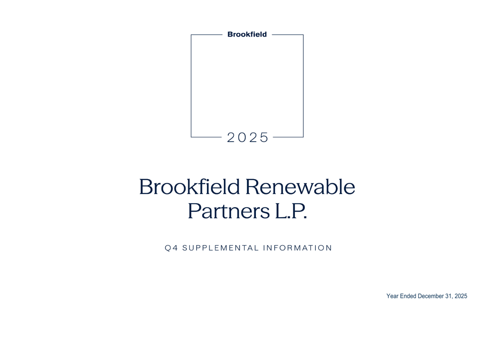 Brookfield Renewable Q4 2025 slides