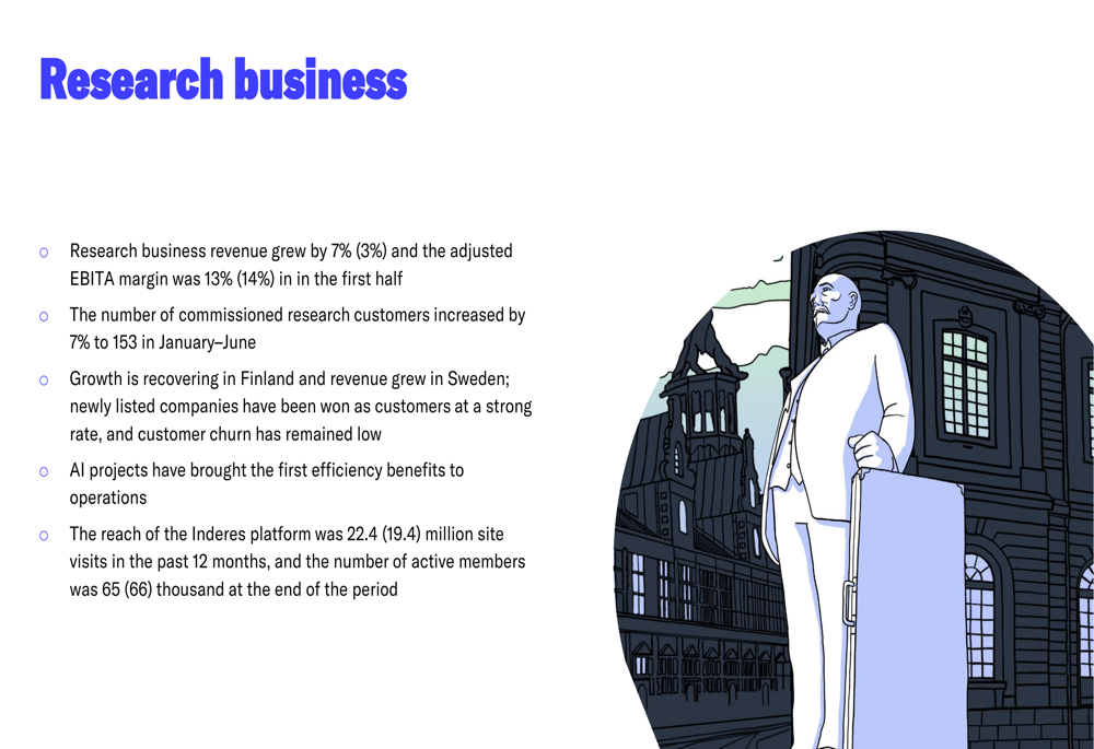 Inderes Q2 2026 slides: revenue growth hits 14%, all units expand By ...