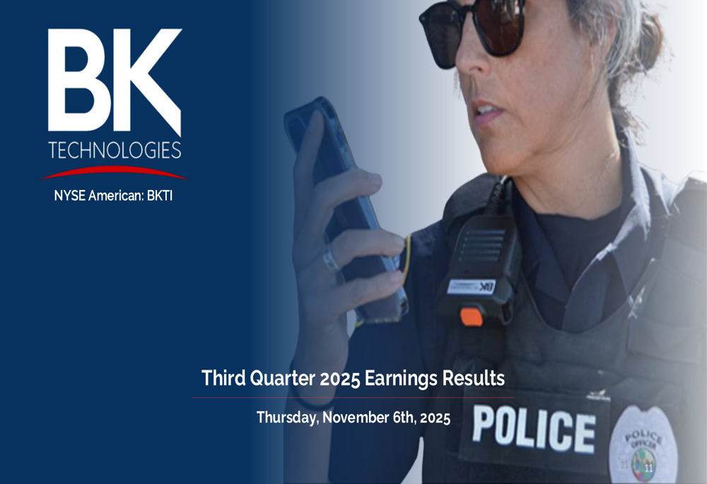 BK Technologies Q3 2025 presentation