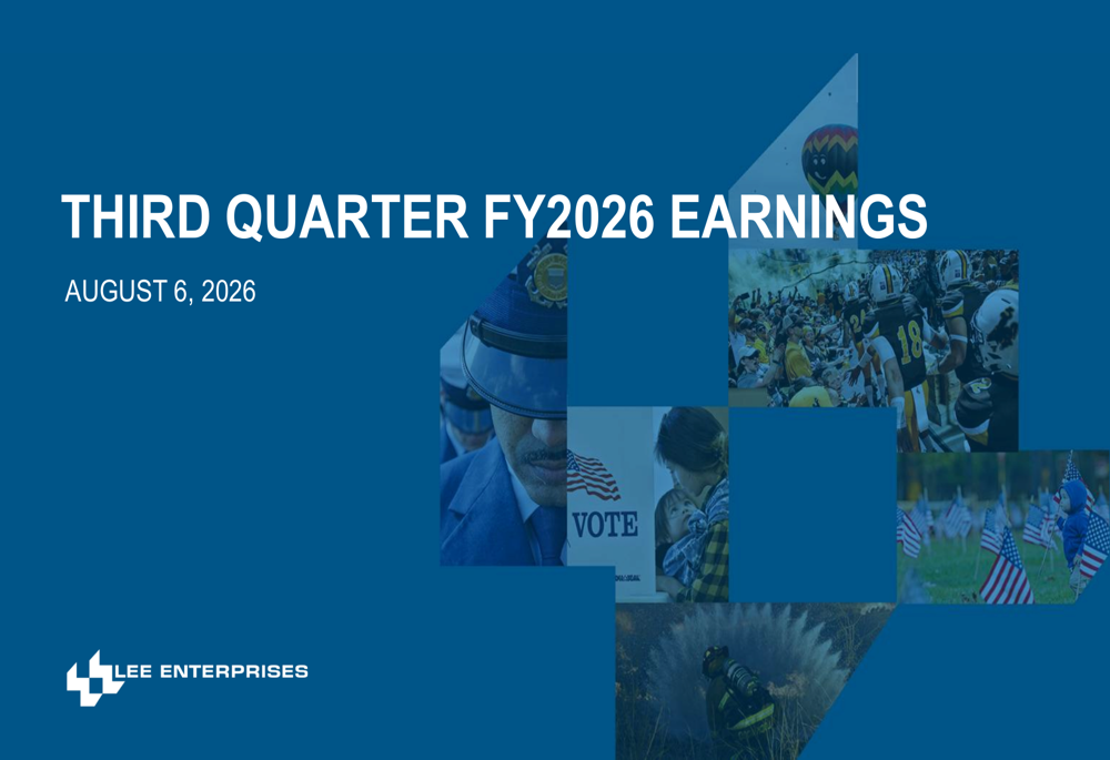 Lee Enterprises Q3 FY2026 slides