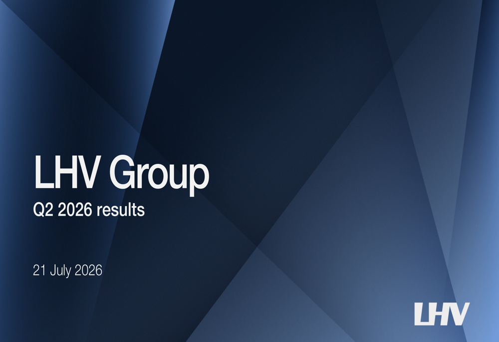 LHV Group Q2 2026 slides