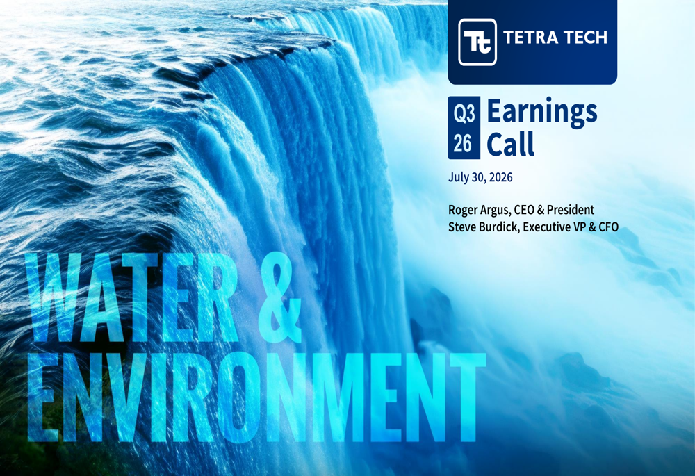 Tetra Tech Q3 2026 slides