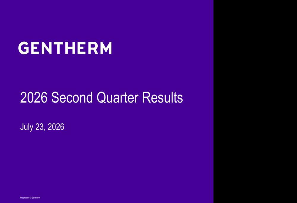 Gentherm Q2 2026 slides