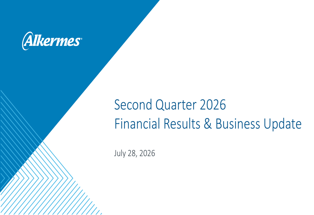 Alkermes Q2 2026 slides