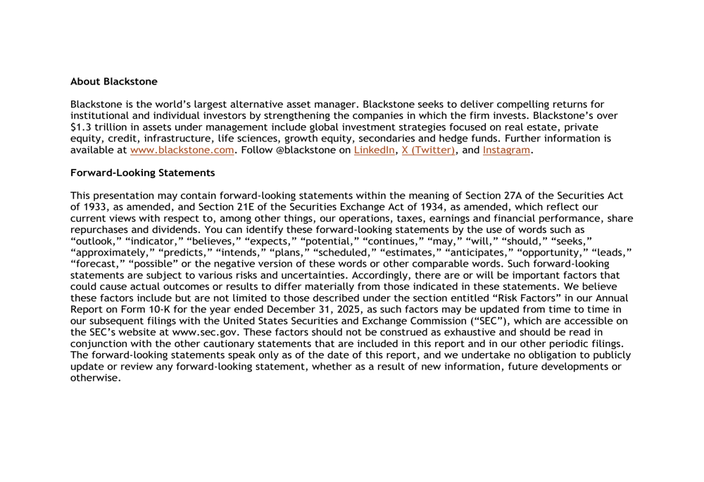 Blackstone Q1 2026 slides: AUM hits $1.3T despite market volatility By ...