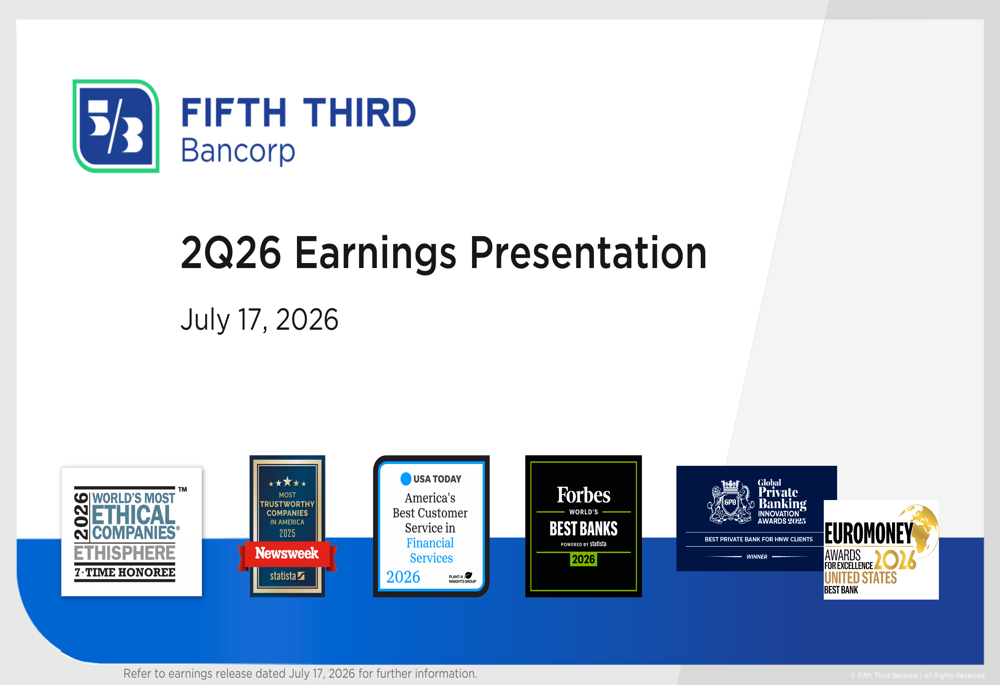 Fifth Third Q2 2026 presentation