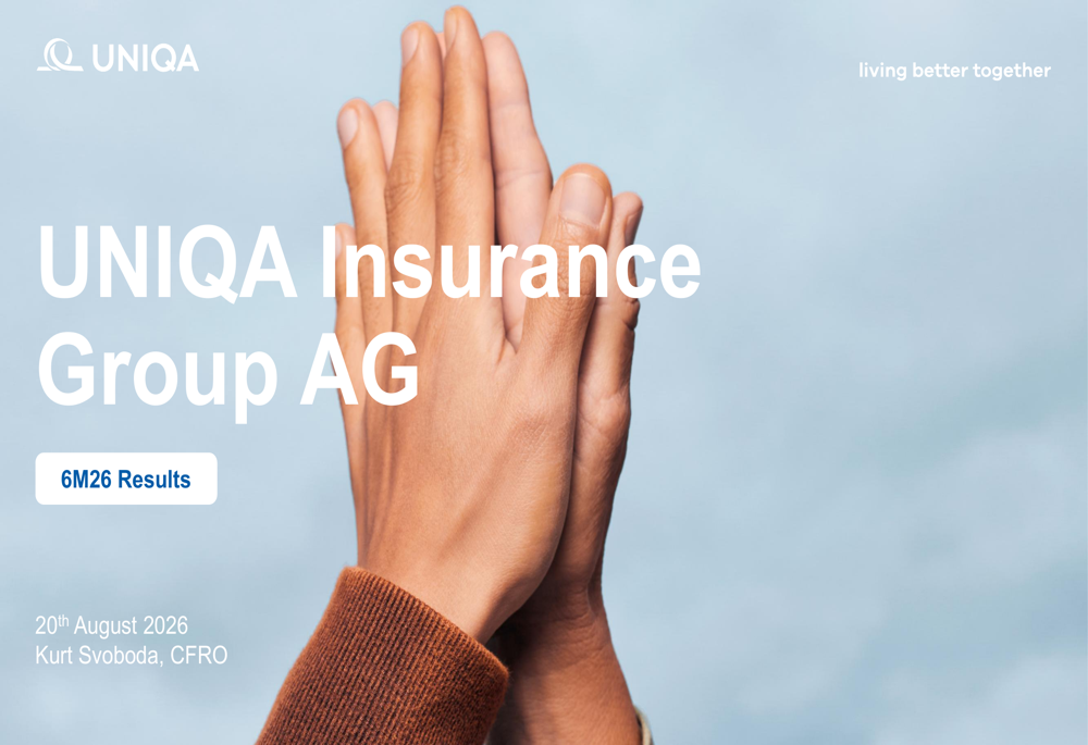 UNIQA H1 2026 slides