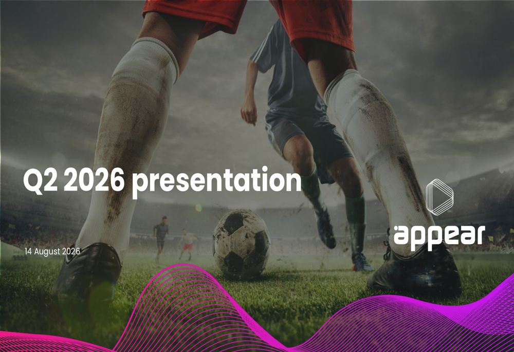 Appear Q2 2026 slides