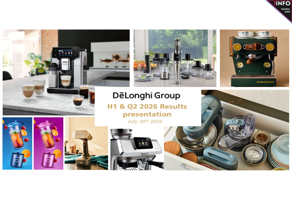 De'Longhi H1 2026 slides