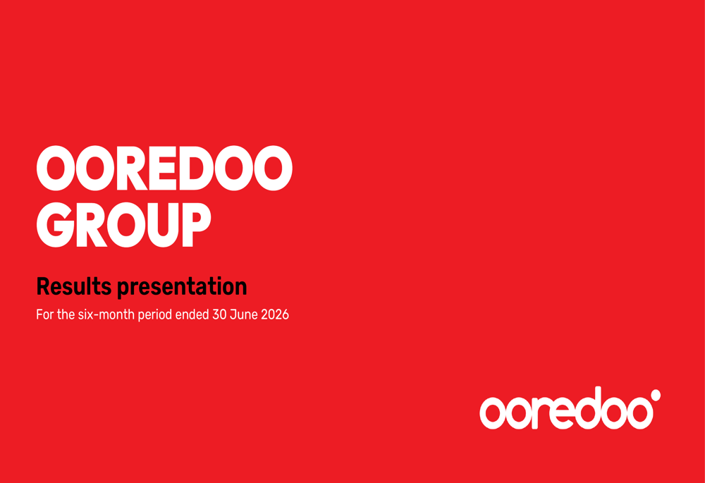 Ooredoo H1 2026 slides