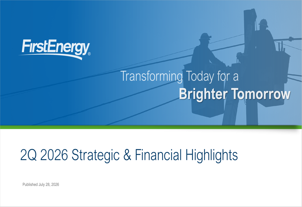 FirstEnergy Q2 2026 slides