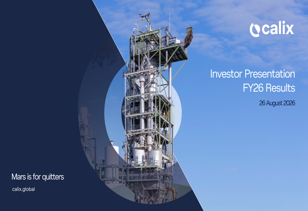 Calix FY26 slides