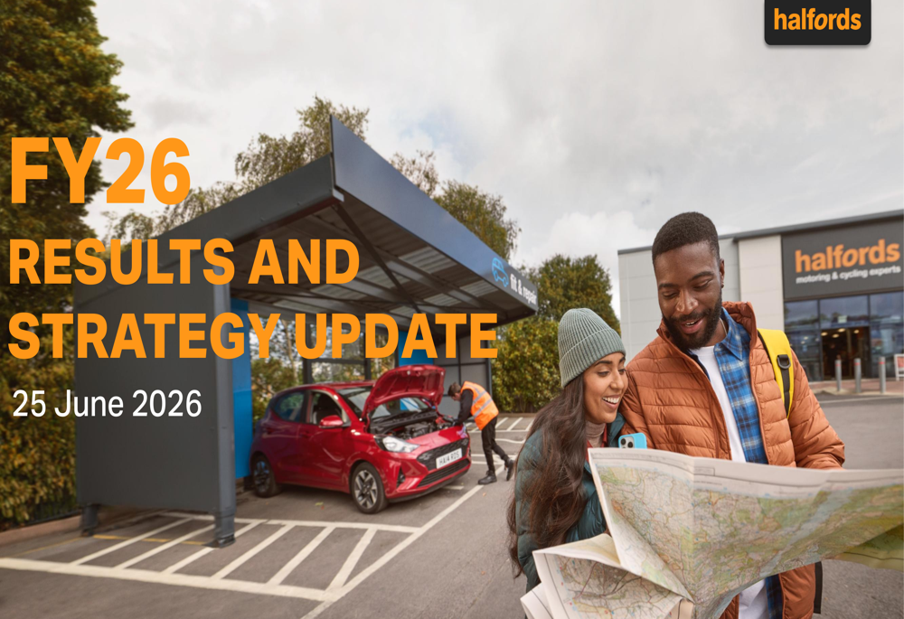 Halfords FY26 slides
