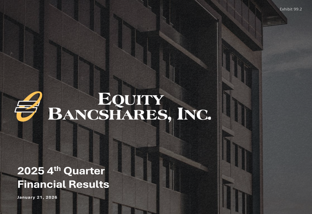 Equity Bancshares Inc Stock Price Today | NYSE: EQBK Live - Investing.com