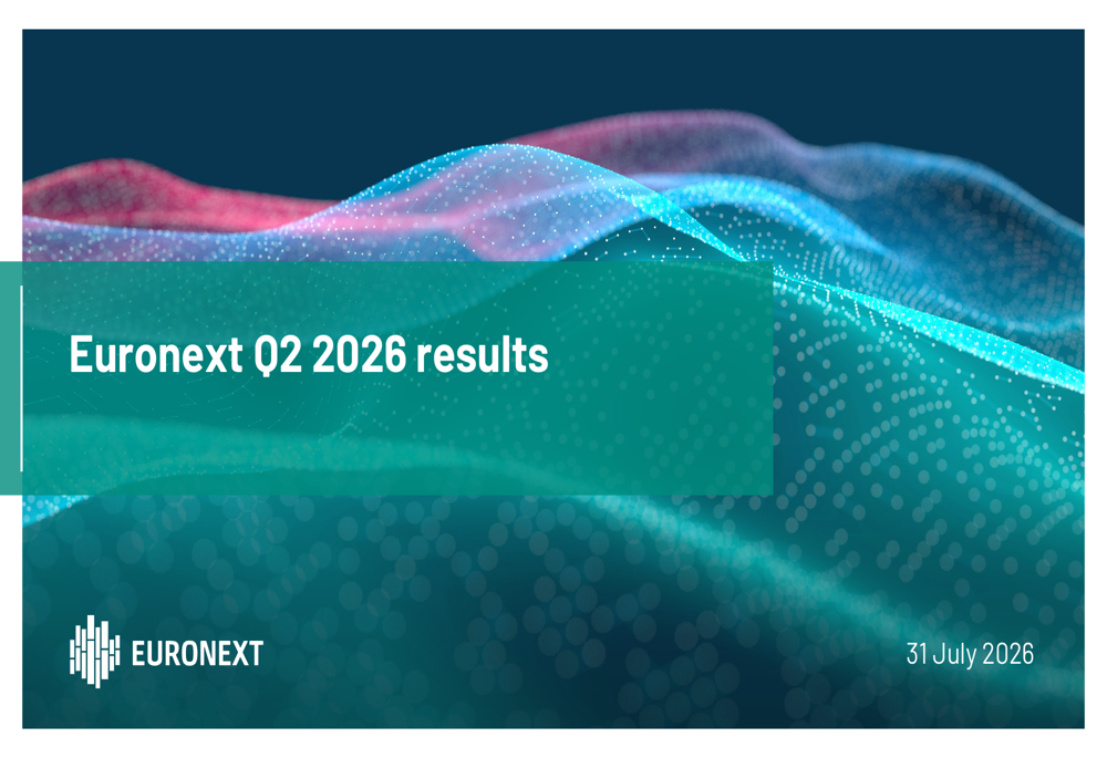 Euronext Q2 2026 slides